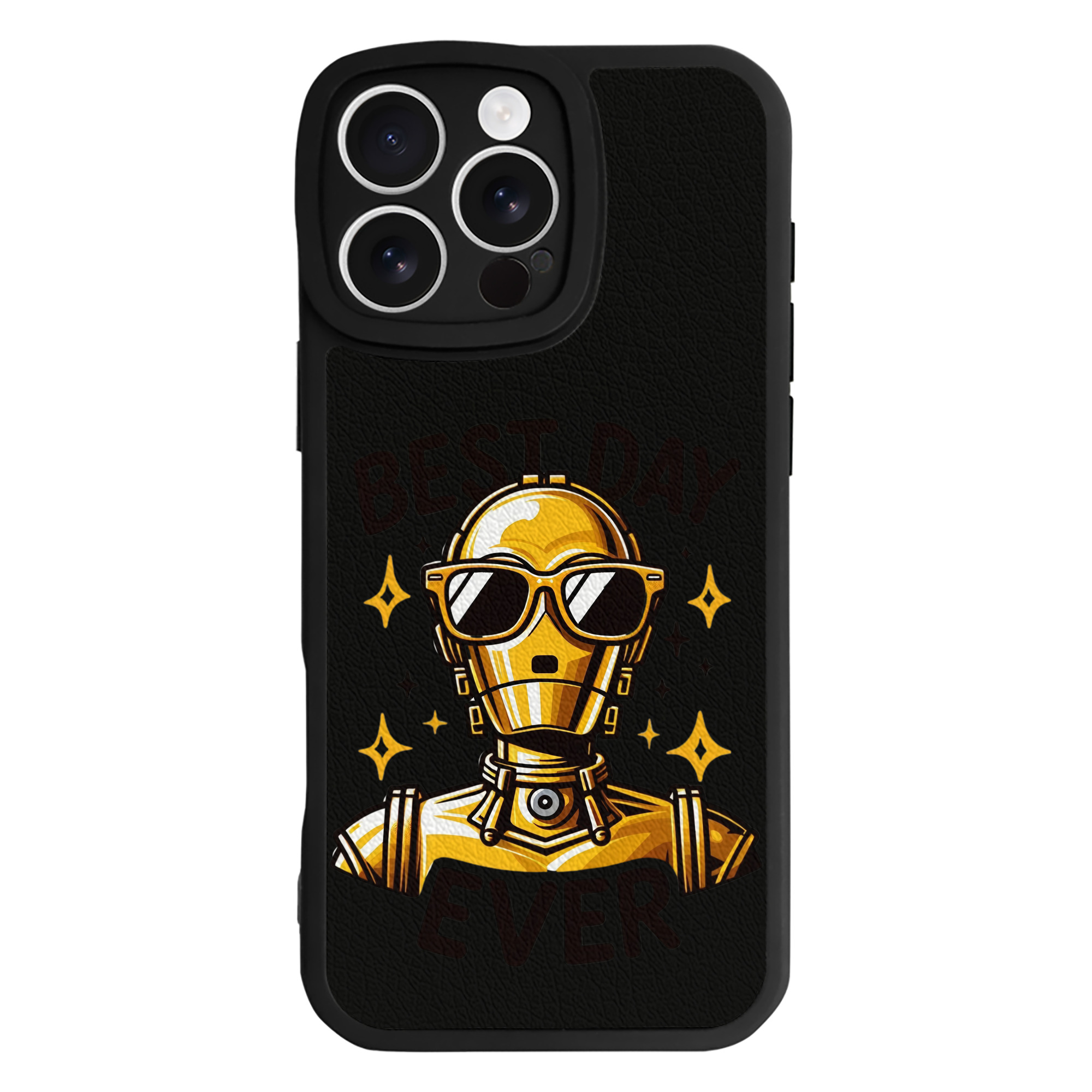 （画像用） スター・ウォーズ Star Wars 【iPhone 16シリーズ対応】シリコンスマホケース（レザー調） 材質：シリコン